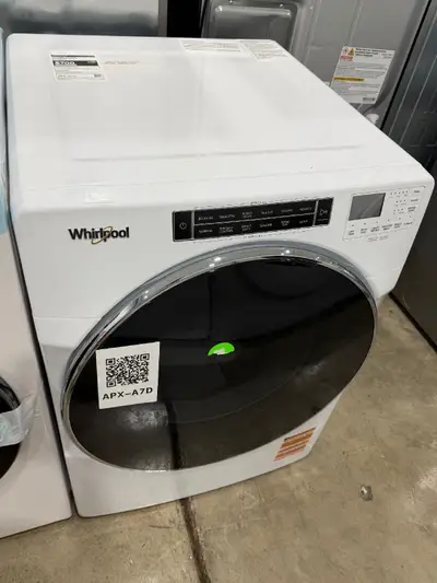 APX-A7D — Whirlpool WED8620HW2 Electric Dryer, White, front — Jefferson City