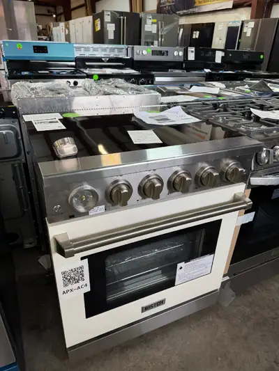 APX-AC4 — Kostch KOS-30RE06H-W Electric Range, White, front — Jefferson City